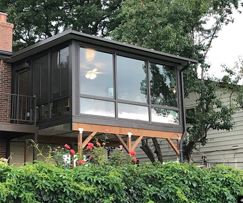 Are sunrooms safe during storms or extreme weather?