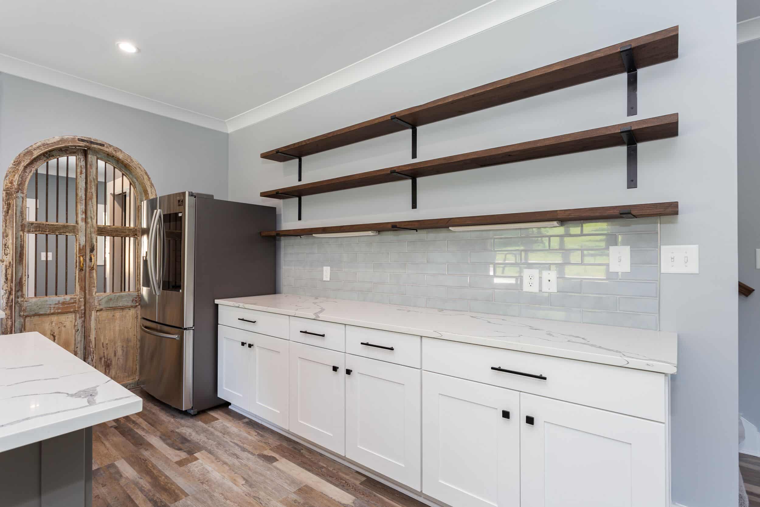 Floating shelves
